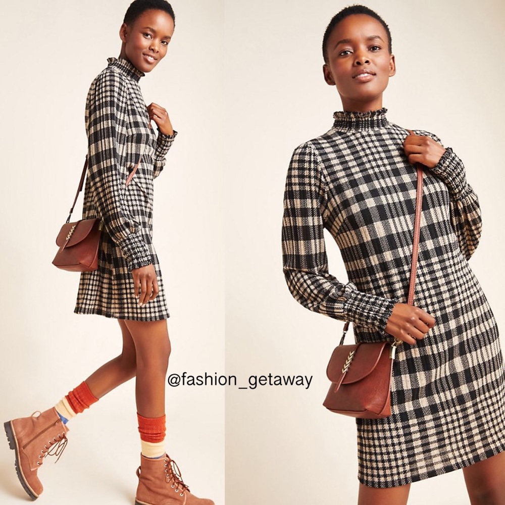 NWT Montague Plaid Tunic Dress